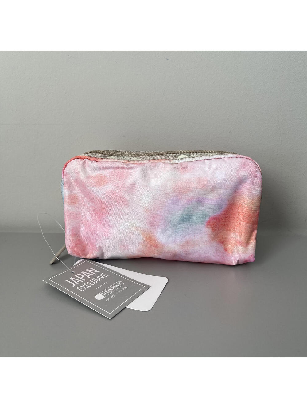 Lesportsac Watercolor Rectangular Cosmetic Bag NWT